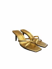Black Suede metallic gold Size 35 Shoes