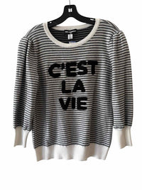 Karl Lagerfeld Black and white Size S Sweater