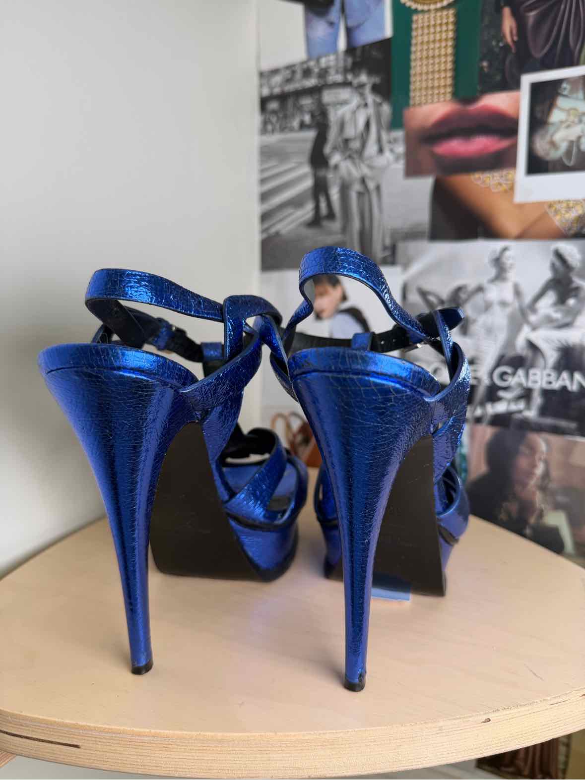 Saint Laurent Royal Blue Size 38.5 Shoes