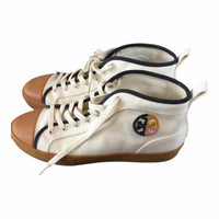 Tory Burch Cream and Navy Size 11 Shoes