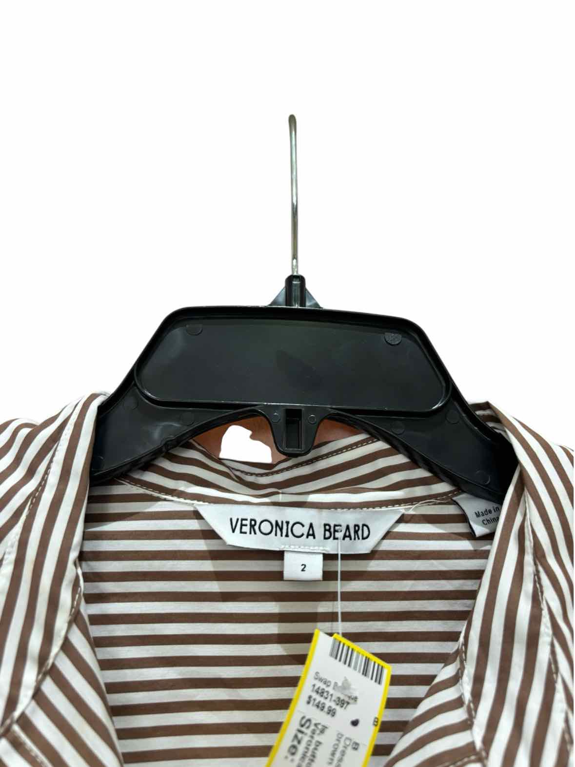Veronica Beard brown and white Size 2 Dress