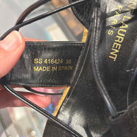 Saint Laurent Black Size 35 Shoes