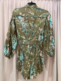 Zimmermann khaki multi Size 1 Romper