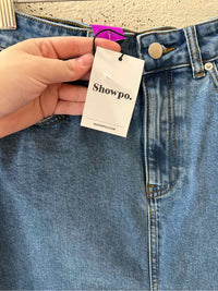 Showpo Medium Wash Size 4 Skirt