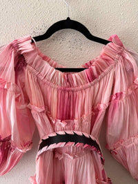 Leo Lin Pink Multi Size 6 Dress