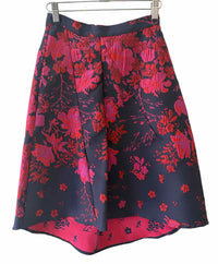 Eva Franco navy multi Size 0 Skirt
