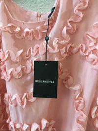 BeulahStyle Pink Size L Dress