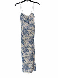 Reformation Blue and White Size 0 Dress