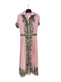 Max Studio Light Pink and Green Size S Dress