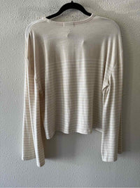rag & bone Cream and White Size L Shirt