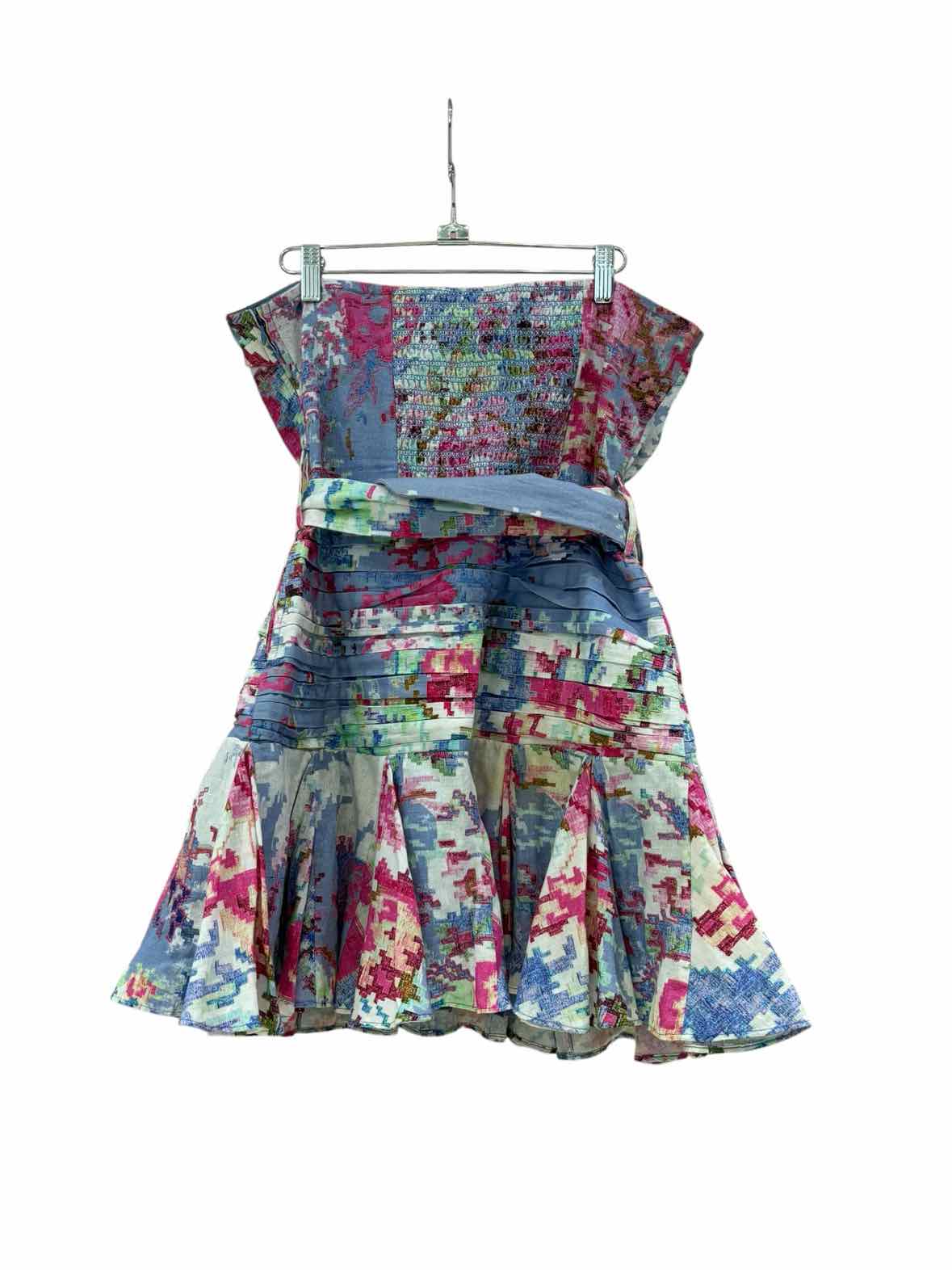 Hemant and Nandita Blue Multi Size L Dress