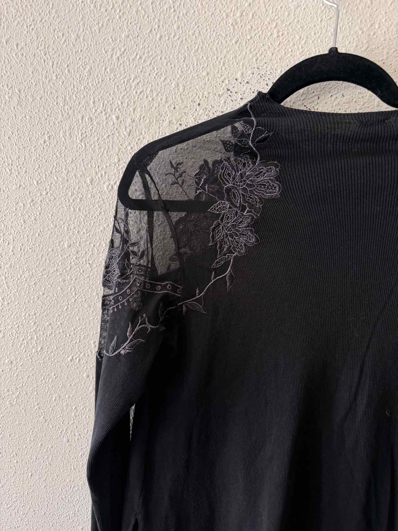 Free People Black and purple Size S Shirt