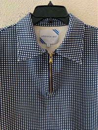 Addison Bay Navy and White Size L Shirt