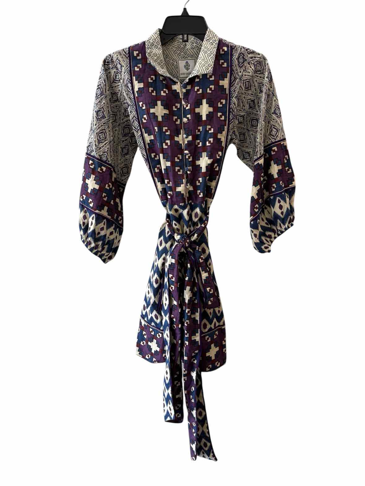 Sue Sartor purple and blue Size S Dress