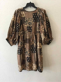 GiGiO USA Brown and black Size S Dress