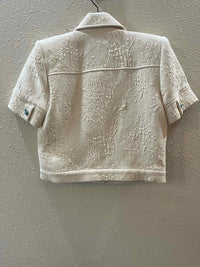 lagence Cream and Blue Size 2 Shirt