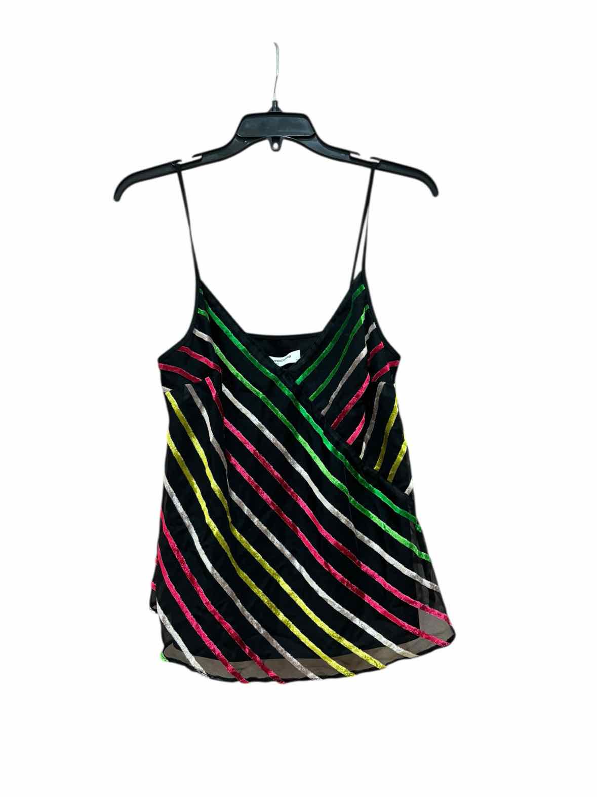 Amanda Richard Black Multi Size XS Tank Top
