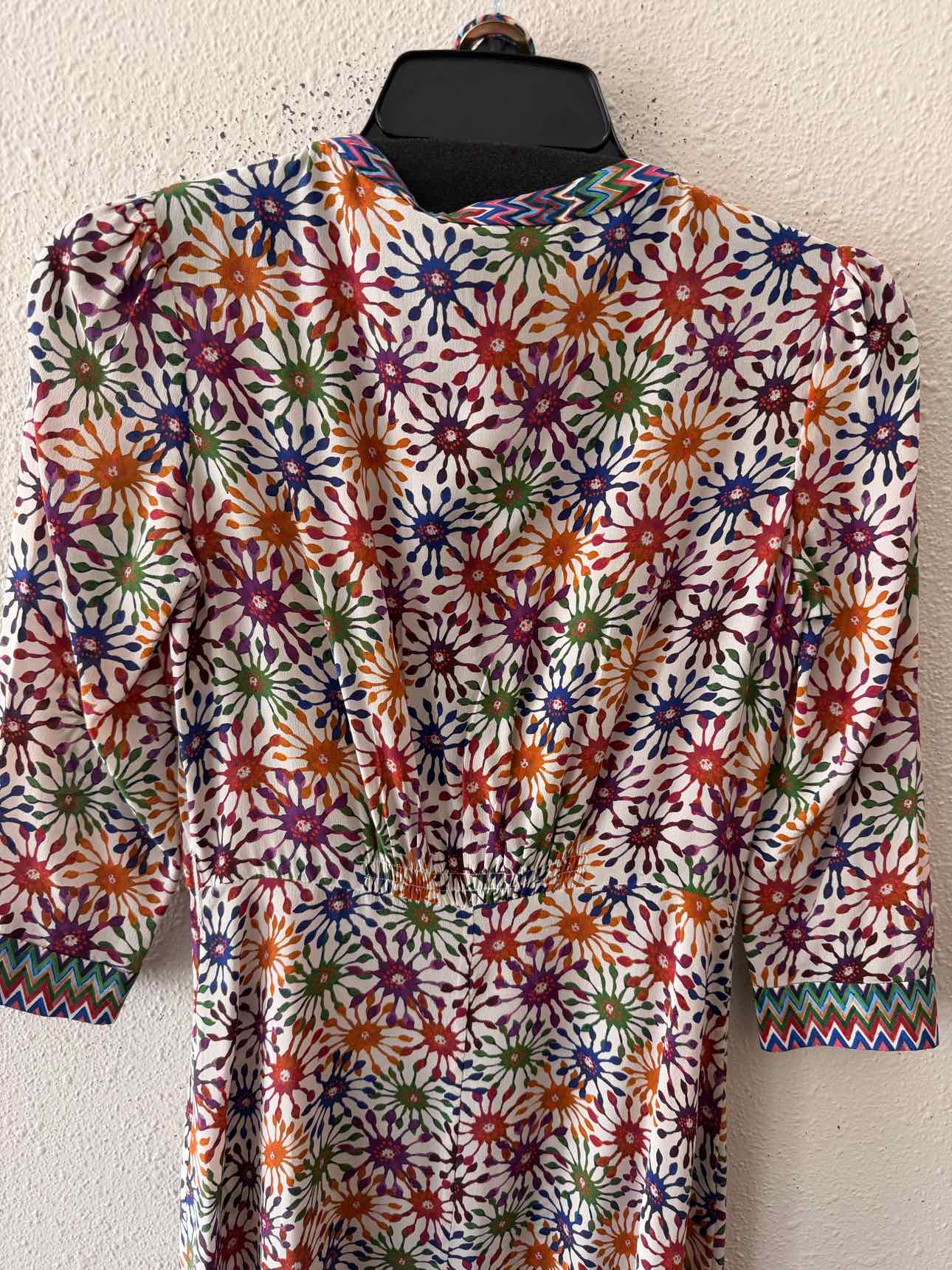 Saloni White Multi Size 2 Dress