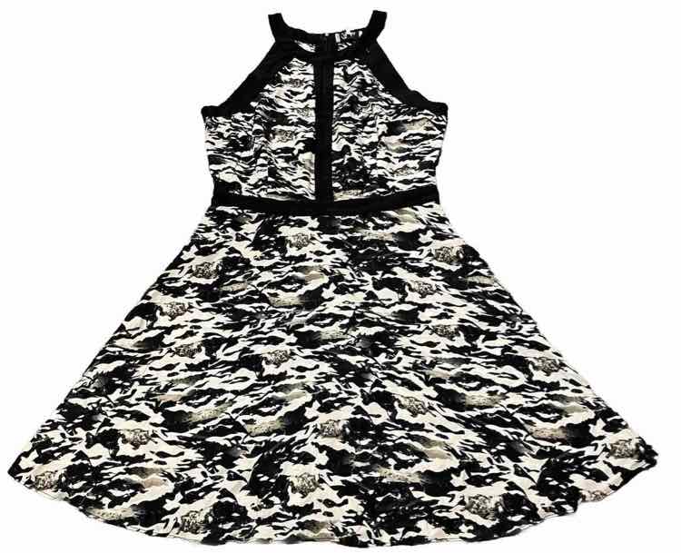 Parker Black Multi Size M Dress
