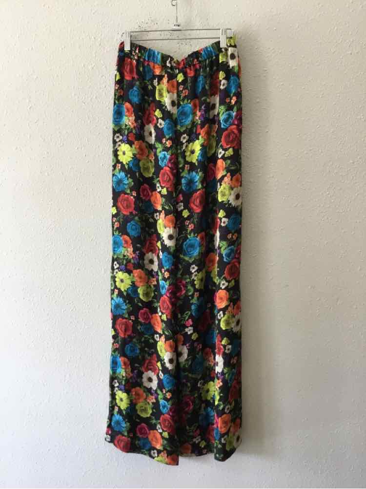 alice + olivia Black Multi Size S Pants