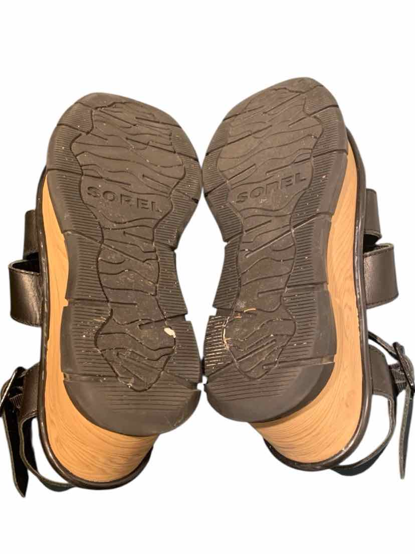 Sorel Black Size 8 Sandals