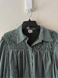 Aureum Green and White Size M Dress