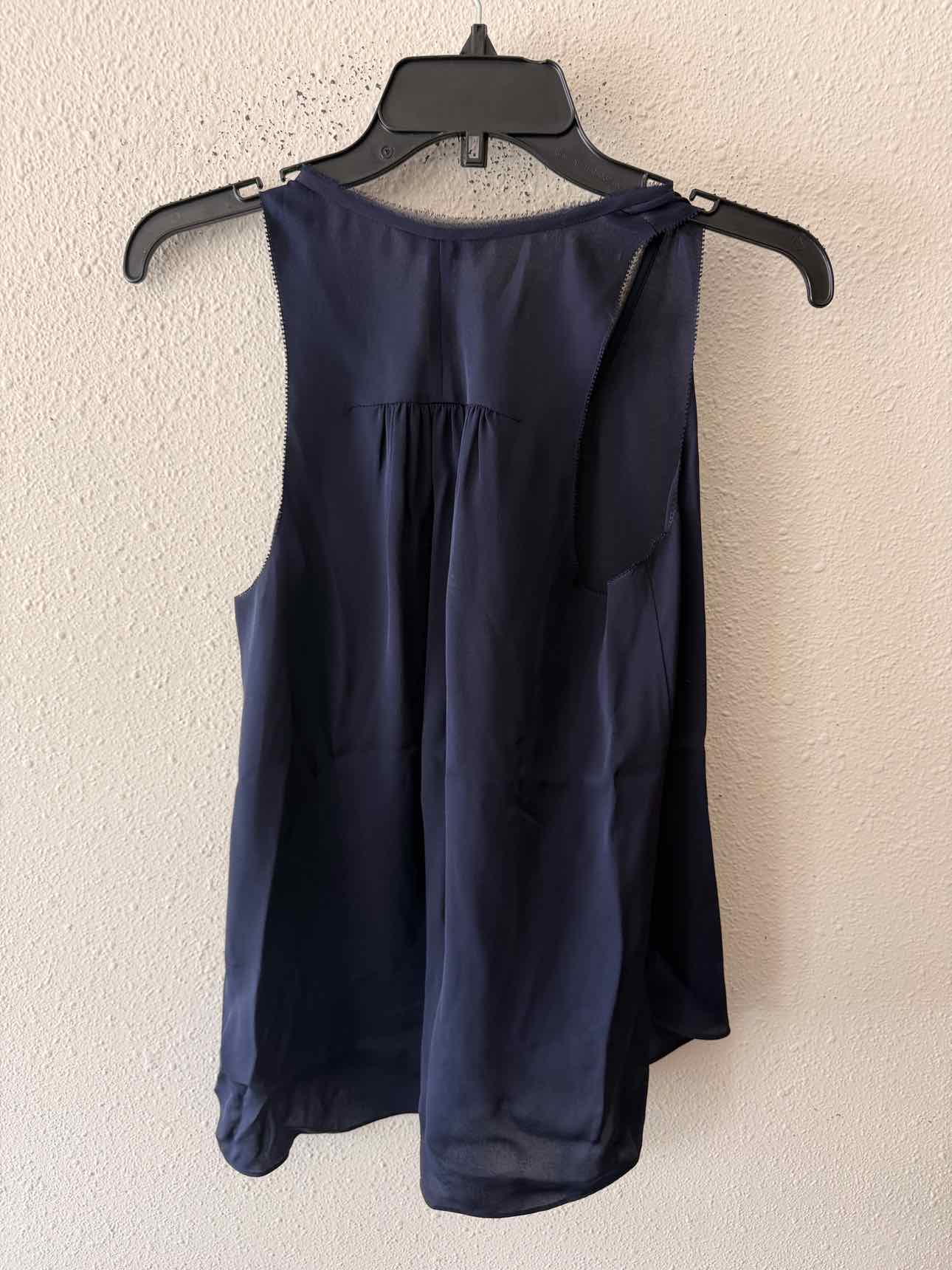 Rebecca Taylor Navy Size 2 Tank Top