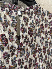 Veronica Beard White Multi Size 8 Shirt