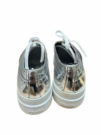 Prada Silver Metallic Size 38 Shoes