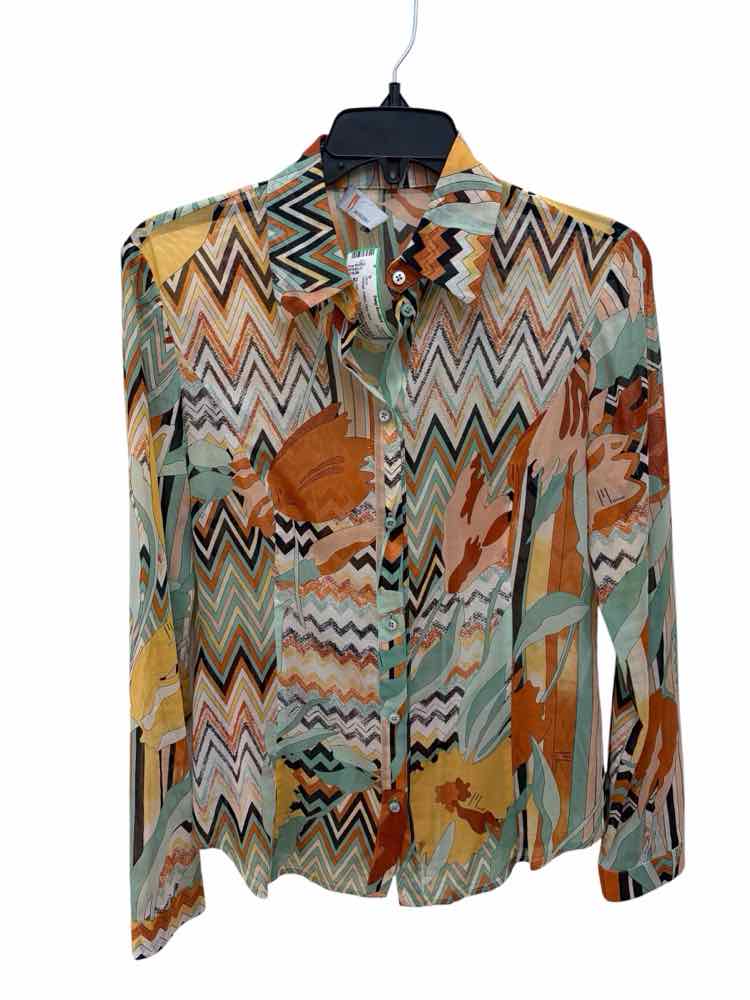 Missoni Orange Size 6 Shirt