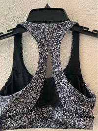 Lululemon Black and white Size 2 Sports Bra