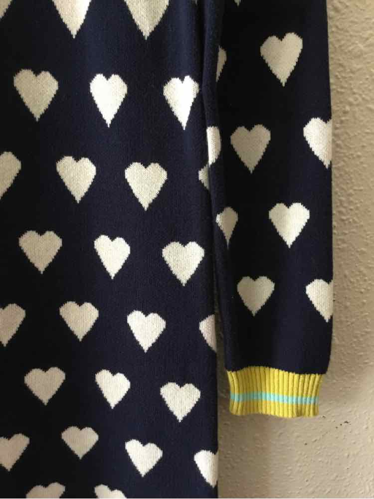 Feature Navy and White Size S Dress