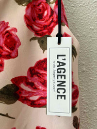 L'Agence cream and pink Size 2 Pants