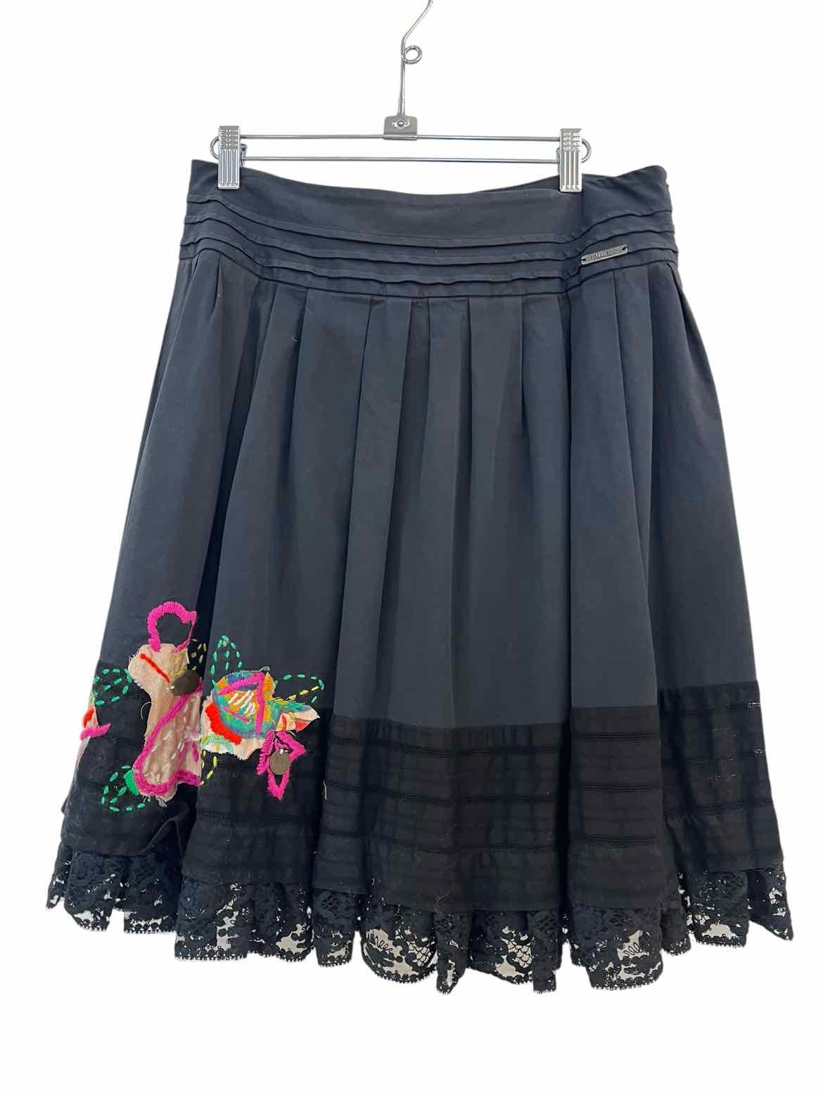 Galliano Black Size 44 Skirt