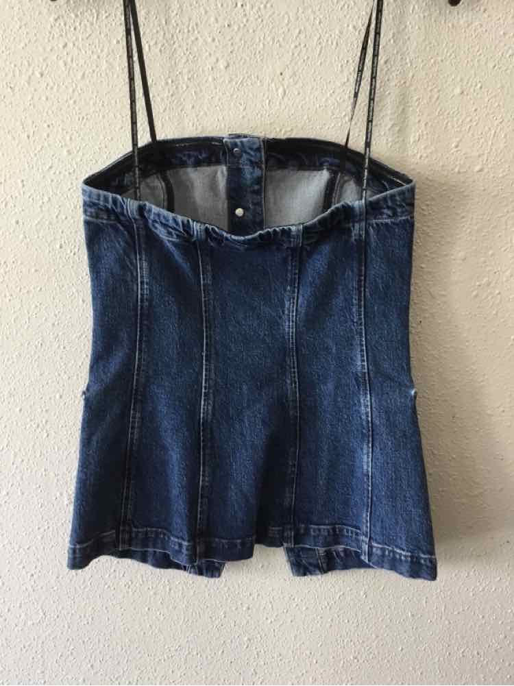 Favorite Daughter Dark Wash Size 6 Bustier