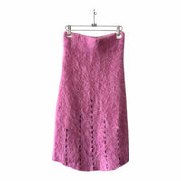 Fringe Pink Size S Skirt