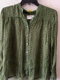 Ba&sh Green and Orange Size 0 Shirt