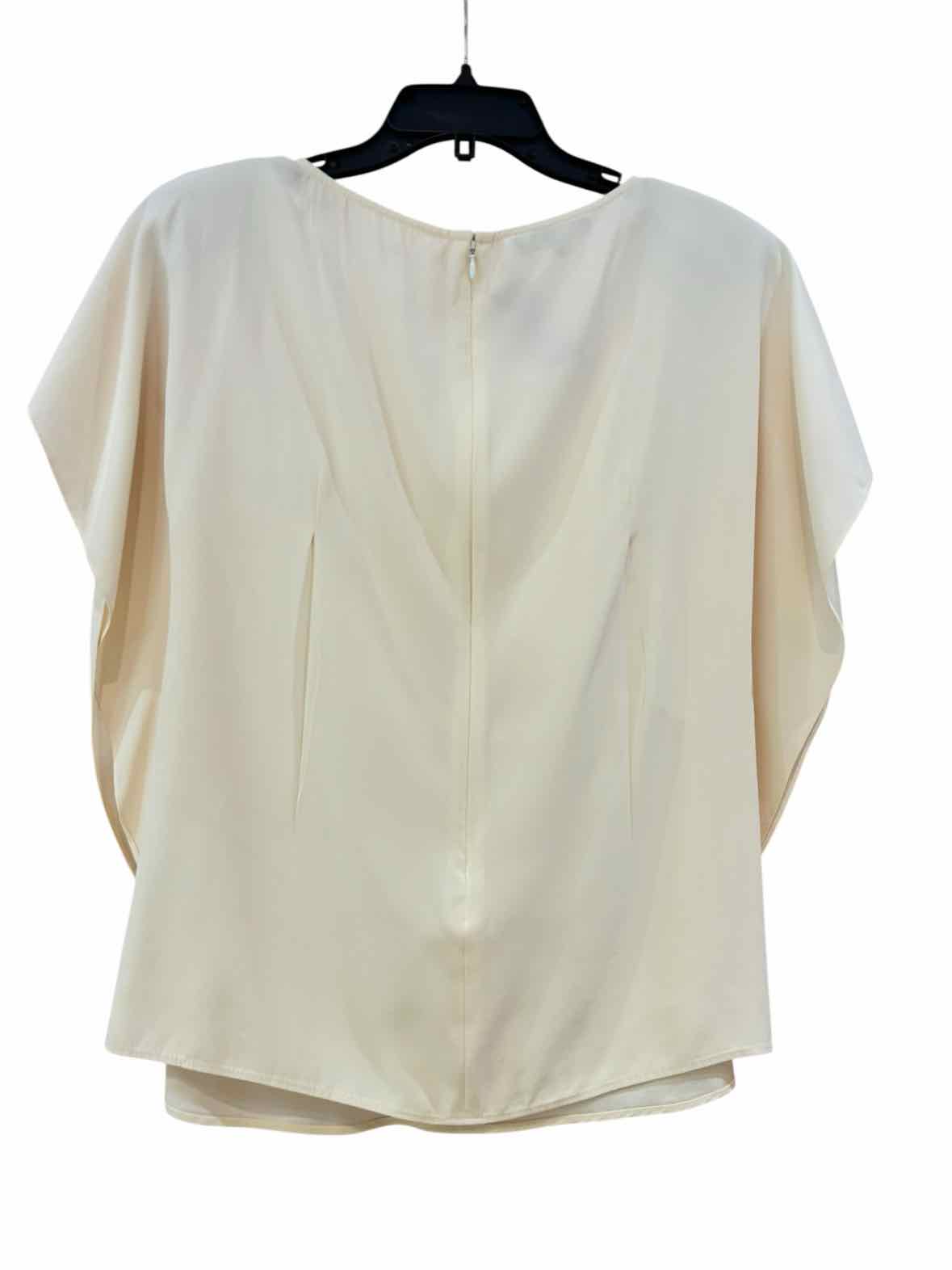 Lafayette 148 Cream Size 4 Blouse