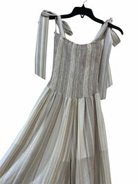 My Beachy Side Beige & Gold Size Fits XS/S Jumper