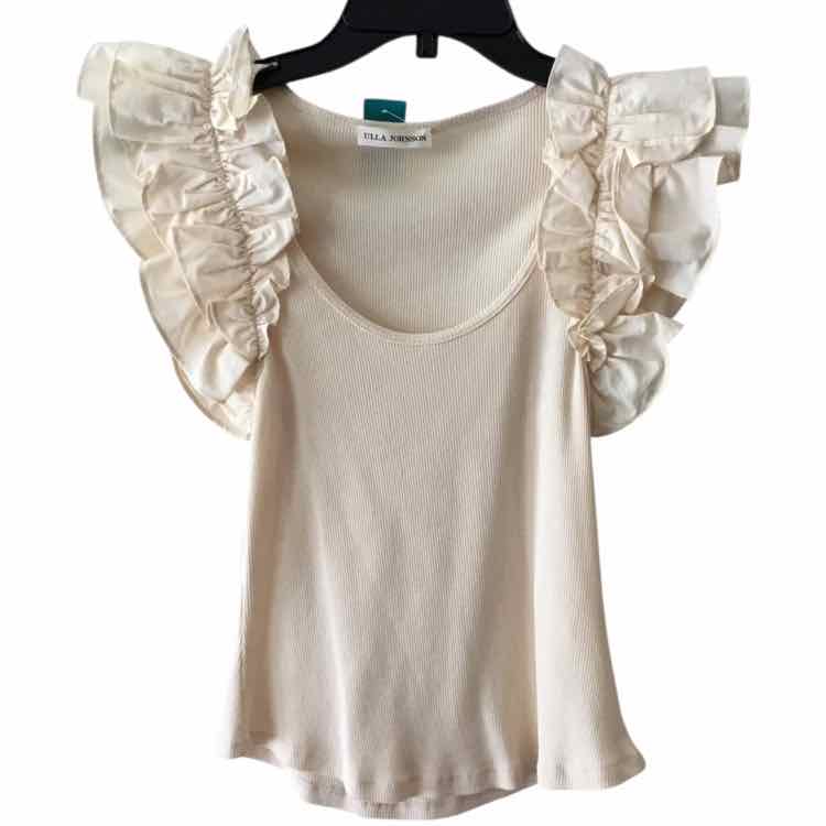 ULLA JOHNSON Cream Size No Label Shirt