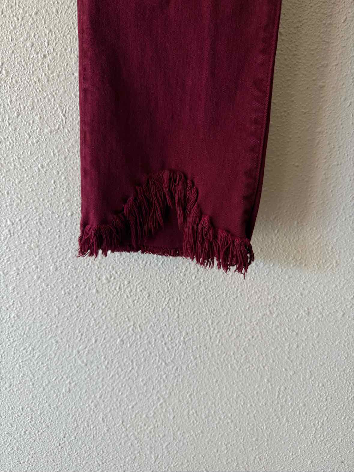 Simkhai Burgundy Size 29 Jeans