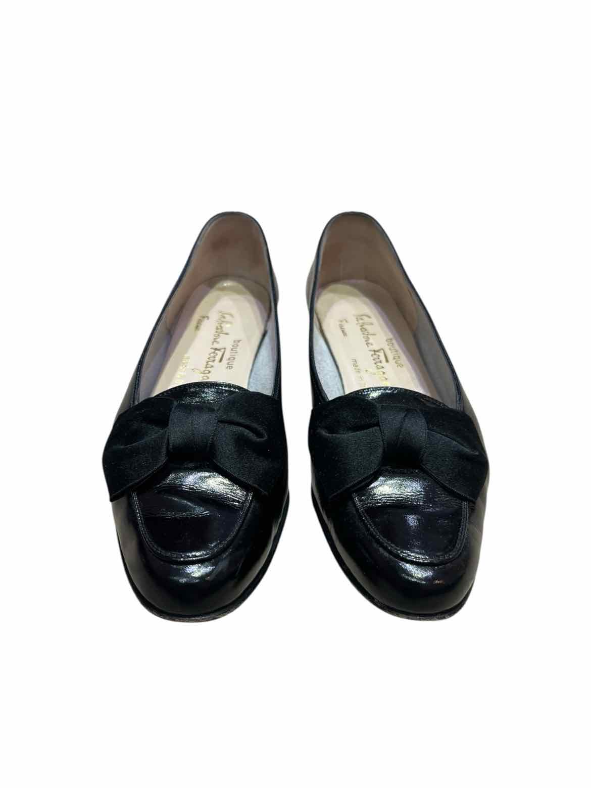 Salvador Ferragamo Black Size 7.5 Shoes