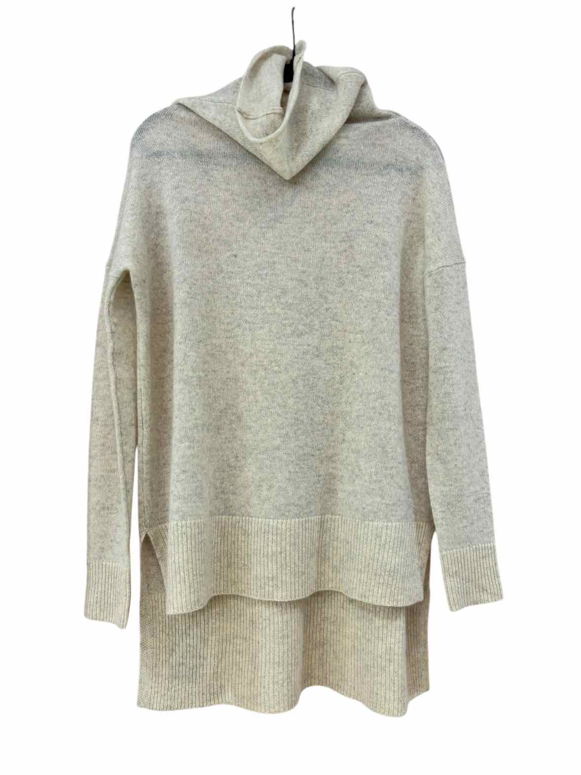 White + Warren Heathered Cream Size S Sweater