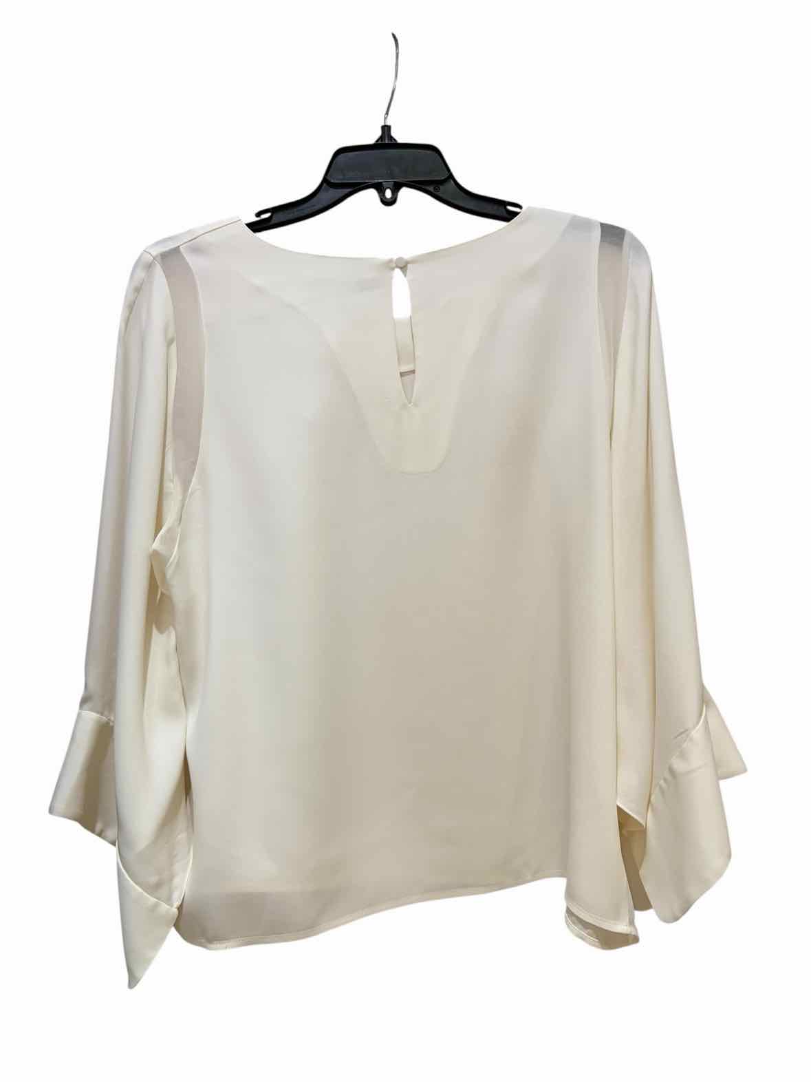 Halston Off White Size 4 Shirt