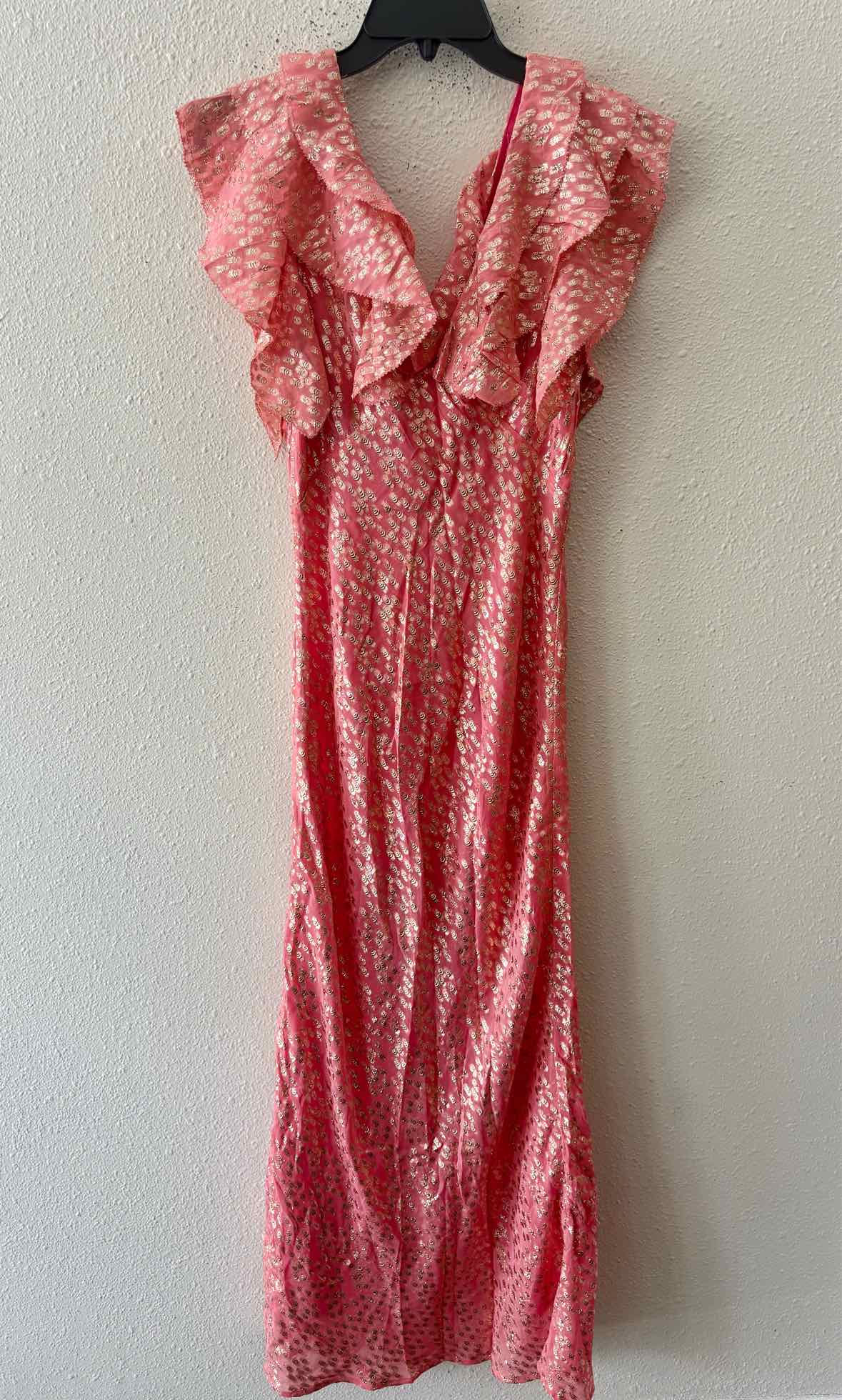 Never Fully Dressed Pink and Gold Size 4 Dress