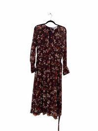 Calvin Klein Brown and Orange Size 4 Dress