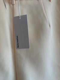 Reformation Cream Size 10 Shorts