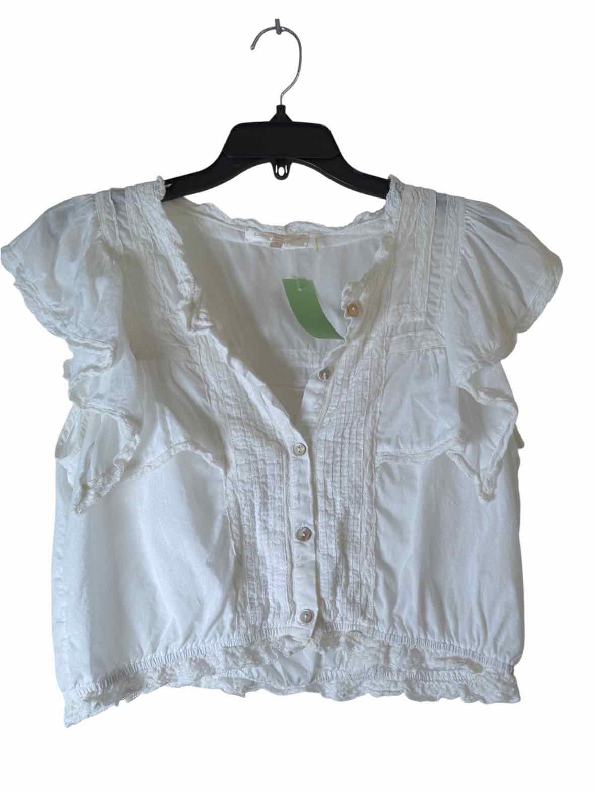Love Shack Fancy White Size M Shirt