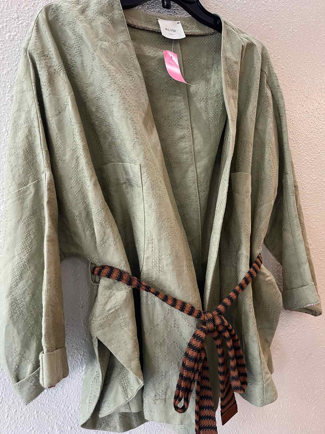 Alysi Sage Green Size 4 Jacket