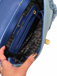 Karl Lagerfeld Clutch Blue Handbag